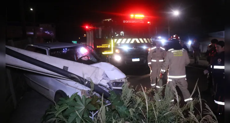 Homem morre em acidente de trânsito na Avenida Senador Flávio Carvalho Guimarães, em Ponta Grossa |