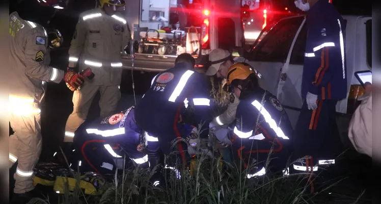 Homem morre em acidente de trânsito na Avenida Senador Flávio Carvalho Guimarães, em Ponta Grossa |