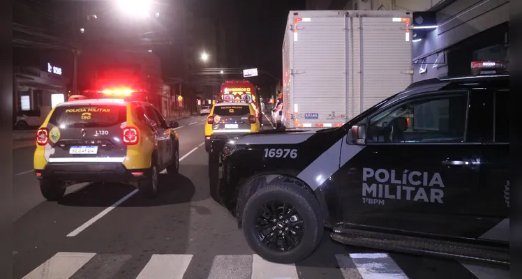 Ocorrência foi registrada no Centro.