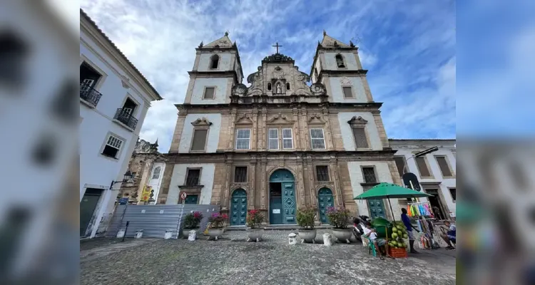 A obra da igreja foi concluída no ano de 1723 |