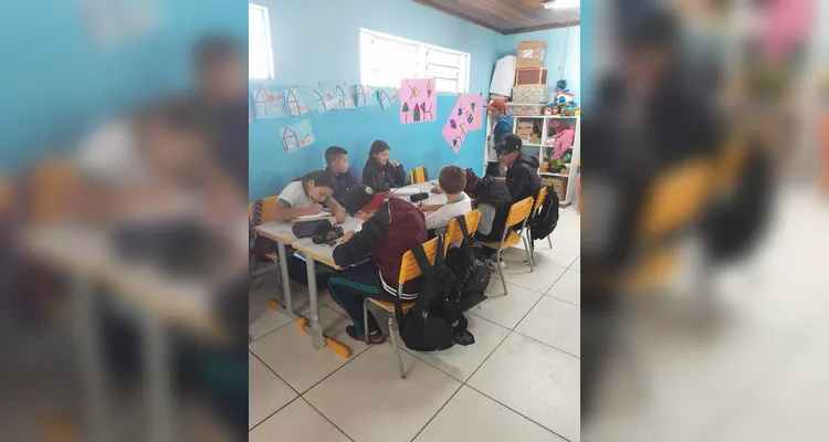 Educandos puderam realizar ações dentro e fora de sala de aula.