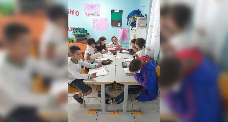 Educandos puderam realizar ações dentro e fora de sala de aula.