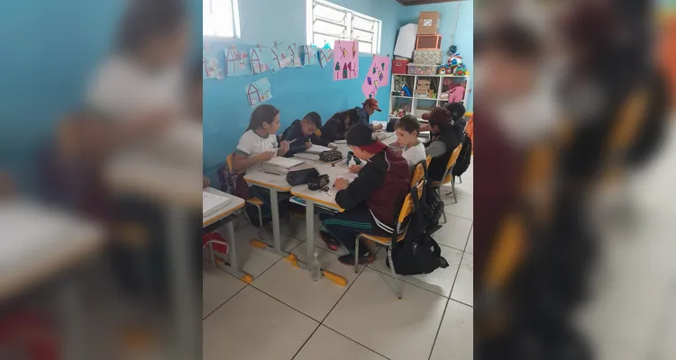 Educandos puderam realizar ações dentro e fora de sala de aula.