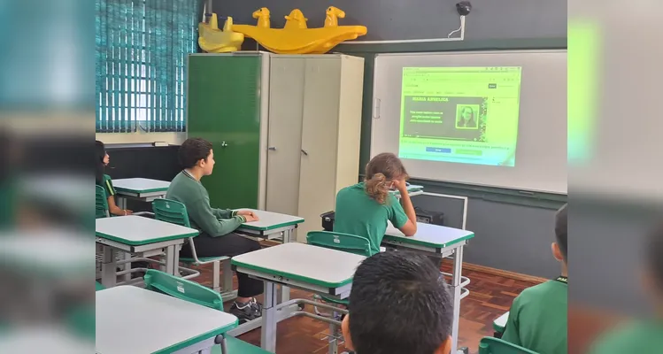 Educandos puderam aplicar conceitos na prática em sala de aula.