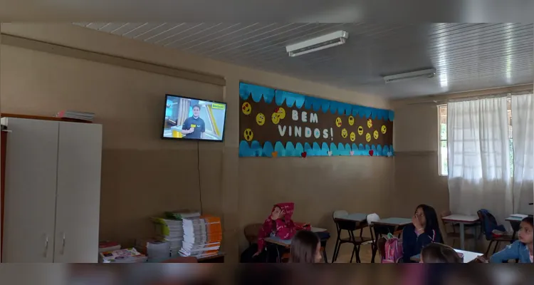 Trabalho teve ampla atuação dos educandos em sala de aula.