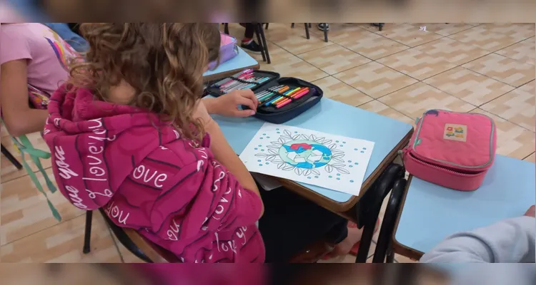 Trabalho teve ampla atuação dos educandos em sala de aula.