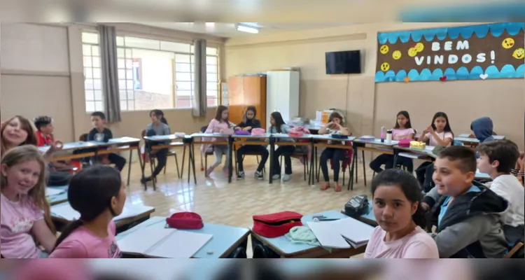 Trabalho teve ampla atuação dos educandos em sala de aula.