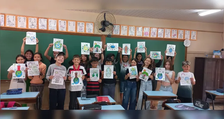 Trabalho teve ampla atuação dos educandos em sala de aula.