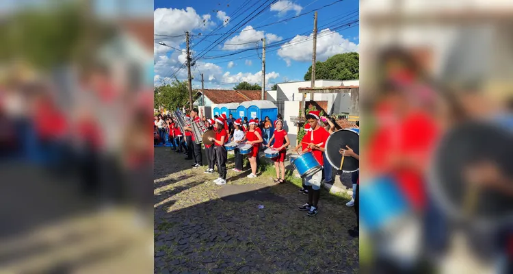 Moradores de PG realizam 'Natal Solidário' no bairro Olarias