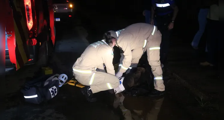 Atropelamento aconteceu na Estrada José Kalinoski, nessa quarta-feira (8)