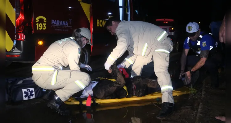 Atropelamento aconteceu na Estrada José Kalinoski, nessa quarta-feira (8)