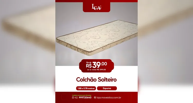 A LCA está com promoções em ampla linha de móveis e produtos