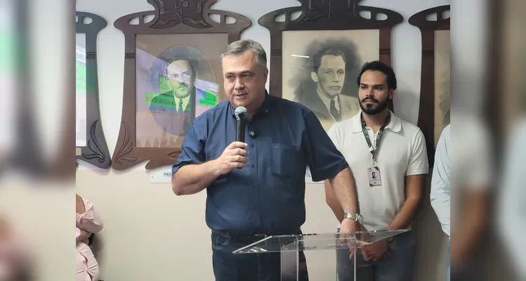 Secretário de Saúde, Beto Preto, esteve presente na cerimônia