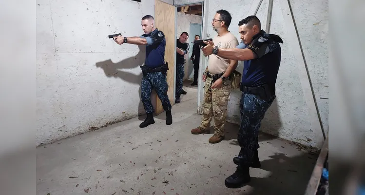 A atividade teve como objetivo qualificar ainda mais os agentes da GCM Ponta Grossa.