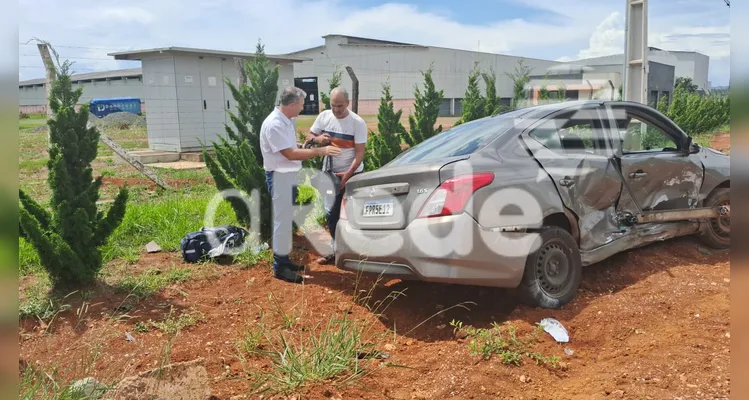 Acidente no Distrito Industrial deixa mulher em estado grave