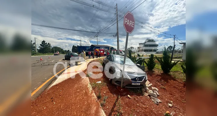 Acidente no Distrito Industrial deixa mulher em estado grave