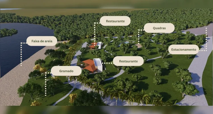 O espaço será construído às margens do Rio Iguaçu, que fica entre Porto Amazonas e a cidade de Lapa.