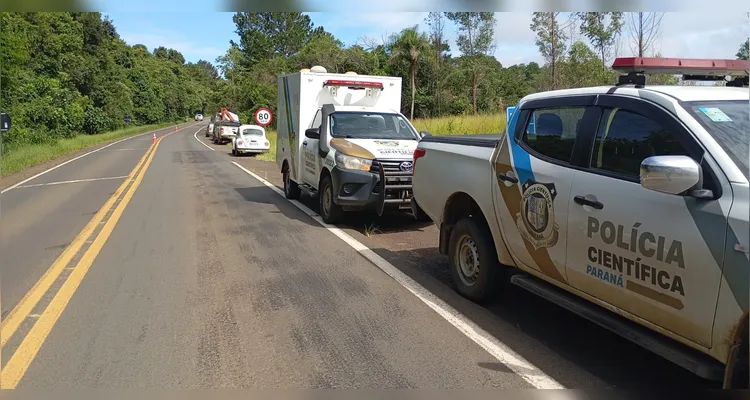 Equipes da Polícia Científica e Civil foram acionadas para a ocorrência.