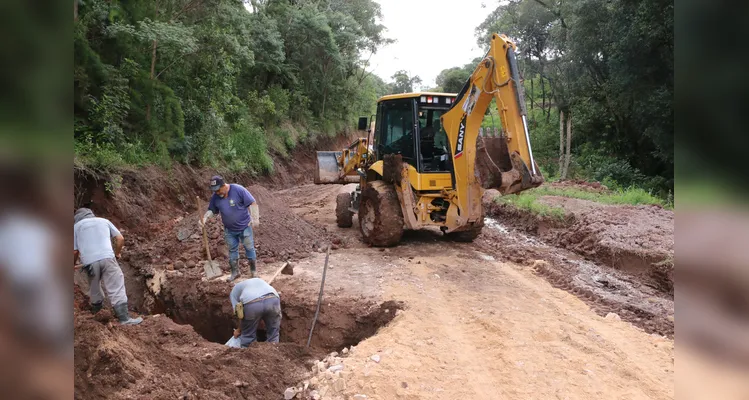 As estradas rurais foram muito impactadas pelas chuvas durante os últimos meses.