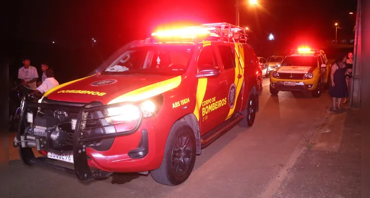 Homem coloca fog em residência que morava com a esposa e a filha, em Ponta Grossa -