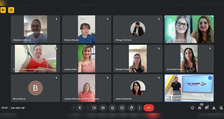 Assessoras pedagógicas da Educação de Jaguariaíva acompanharam a capacitação.