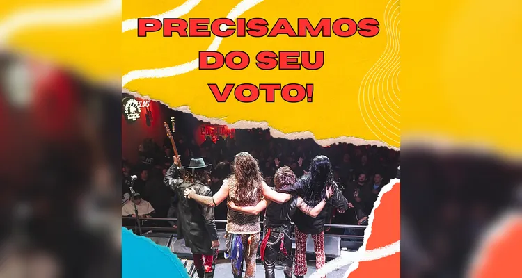 Banda de PG pede seu voto para apresentação no Lollapalloza