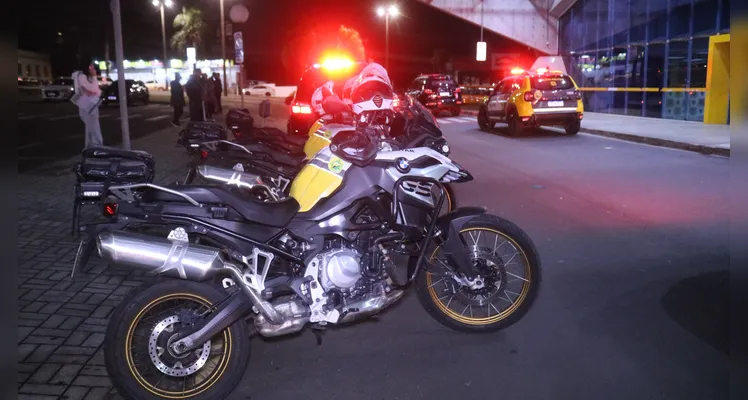 Rodoviária foi isolada e ficou fechada durante o atendimento à ocorrência