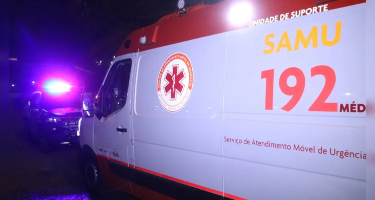 Agressão aconteceu na noite dessa terça-feira no Centro de Ponta Grossa