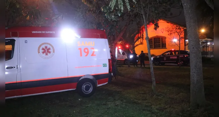 Agressão aconteceu na noite dessa terça-feira no Centro de Ponta Grossa