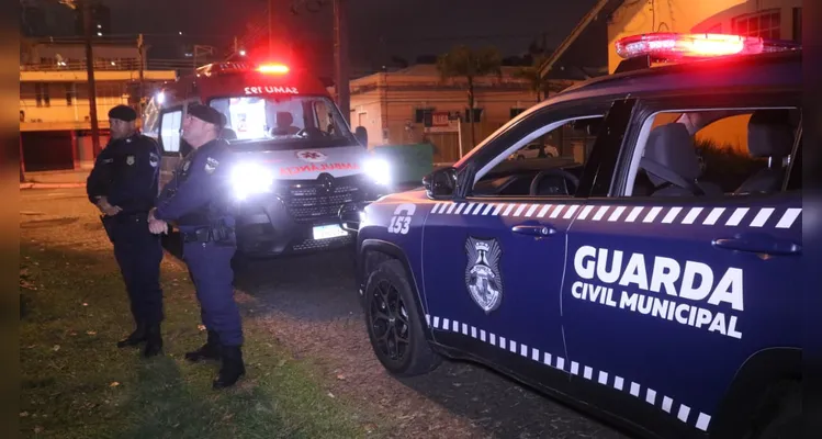 Agressão aconteceu na noite dessa terça-feira no Centro de Ponta Grossa