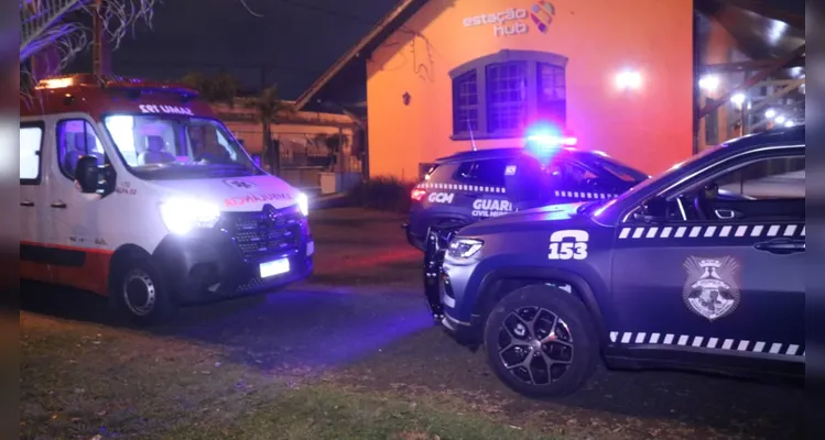 Agressão aconteceu na noite dessa terça-feira no Centro de Ponta Grossa