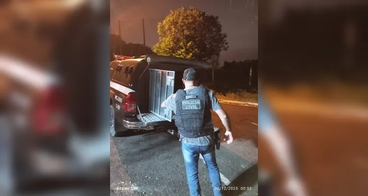 Polícia prende homem por tentativa de furto de fios de cobre em Castro