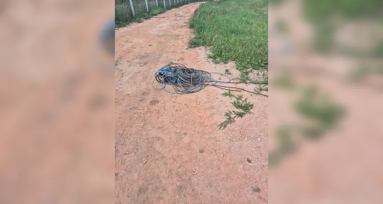 Polícia prende homem por tentativa de furto de fios de cobre em Castro