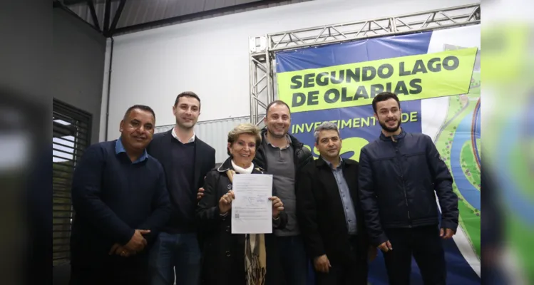 A cerimônia de assinatura da licitação da primeira fase foi realizada no Centro Municipal de Educação Ambiental