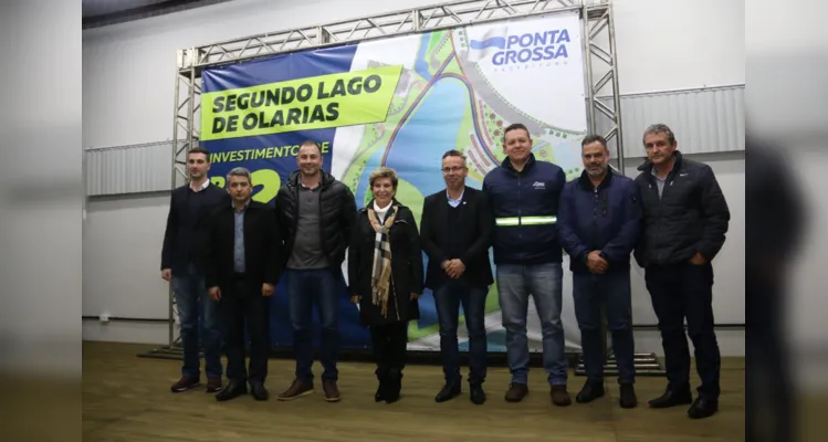 A cerimônia de assinatura da licitação da primeira fase foi realizada no Centro Municipal de Educação Ambiental