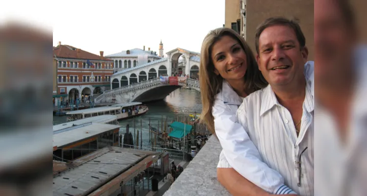 FELICITAÇÕES - Rada Karoline Baggio foi muito cumprimentada pela troca de idade na última segunda-feira (15). No registro, Rada e seu marido Marcus Baggio. Da coluna RC os votos de prosperidade e sucesso. 