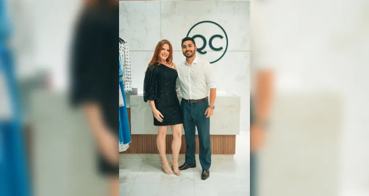 Raquel Stefaneli e Vitor Komatsu