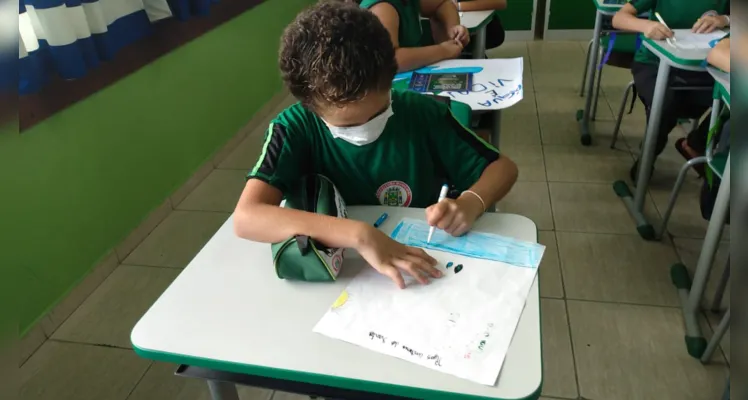 Turma de Jaguariaíva realiza ações ambientais em programa