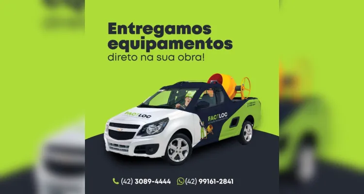 Na Faciloc, o cliente consegue realizar o aluguel fácil com o melhor preço e adquirir um equipamento de alta qualidade