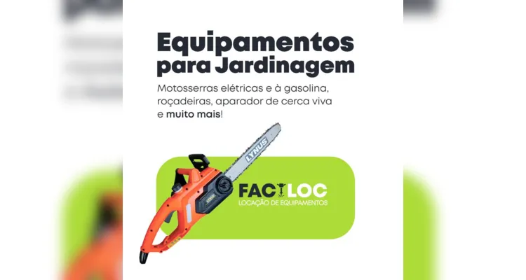 Na Faciloc, o cliente consegue realizar o aluguel fácil com o melhor preço e adquirir um equipamento de alta qualidade