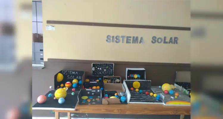 Turmas em Ivaí criam maquetes do sistema solar no Vamos Ler