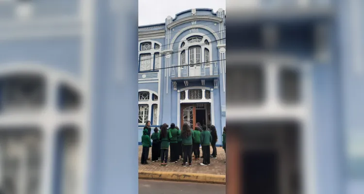 Aspectos culturais marcam passeio de alunos em Jaguariaíva