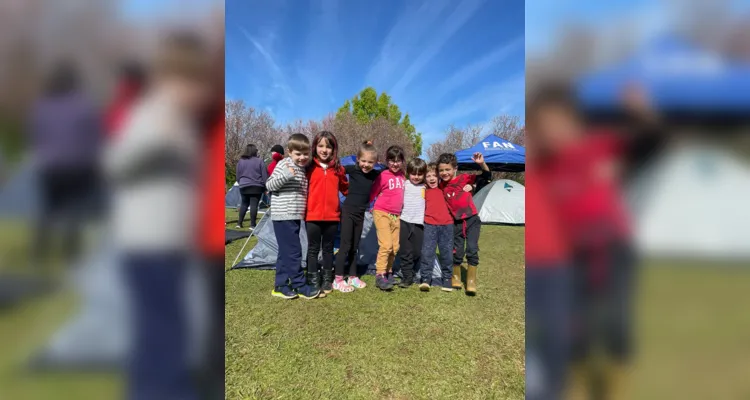 Alfa celebrou dia da família com acampamento escolar