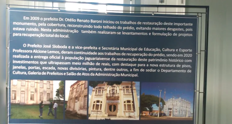 Alunos passeiam pela história de Jaguariaíva na Casa da Cultura