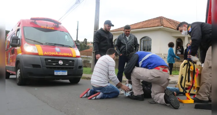 Acidente aconteceu no cruzamento da rua Luís Oliveira e Silva com a rua Angélica Nadal Schoemberger, na Vila Margarida