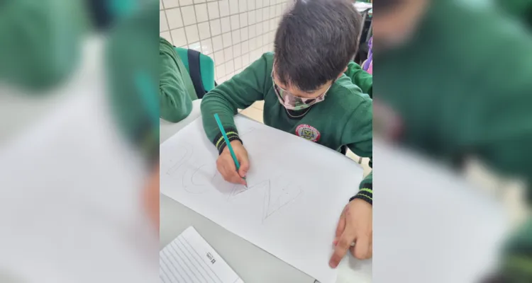 Turma de Jaguariaíva desenvolve dinâmica ortográfica em sala