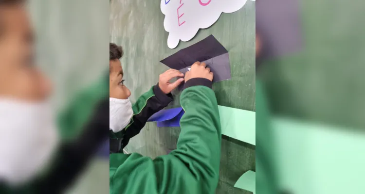 Turma de Jaguariaíva desenvolve dinâmica ortográfica em sala