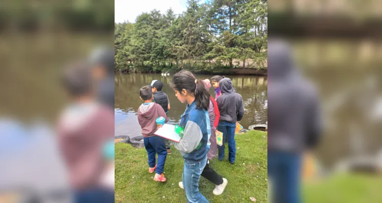 Aula de campo aborda questões sustentáveis em Piraí do Sul