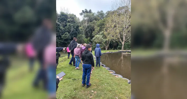 Aula de campo aborda questões sustentáveis em Piraí do Sul