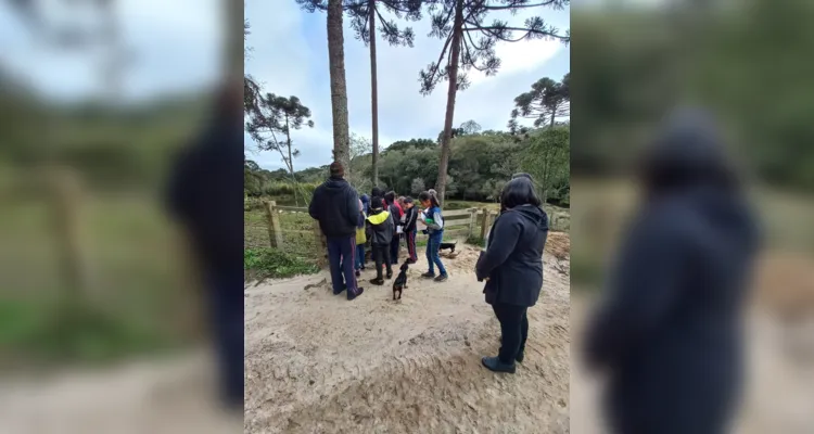 Aula de campo aborda questões sustentáveis em Piraí do Sul